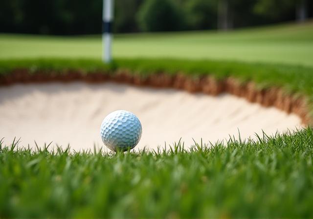 Dettaglio tecnico del green di una buca storica